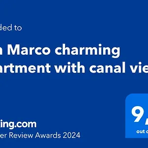 San Marco Charming With Canal View Appartement